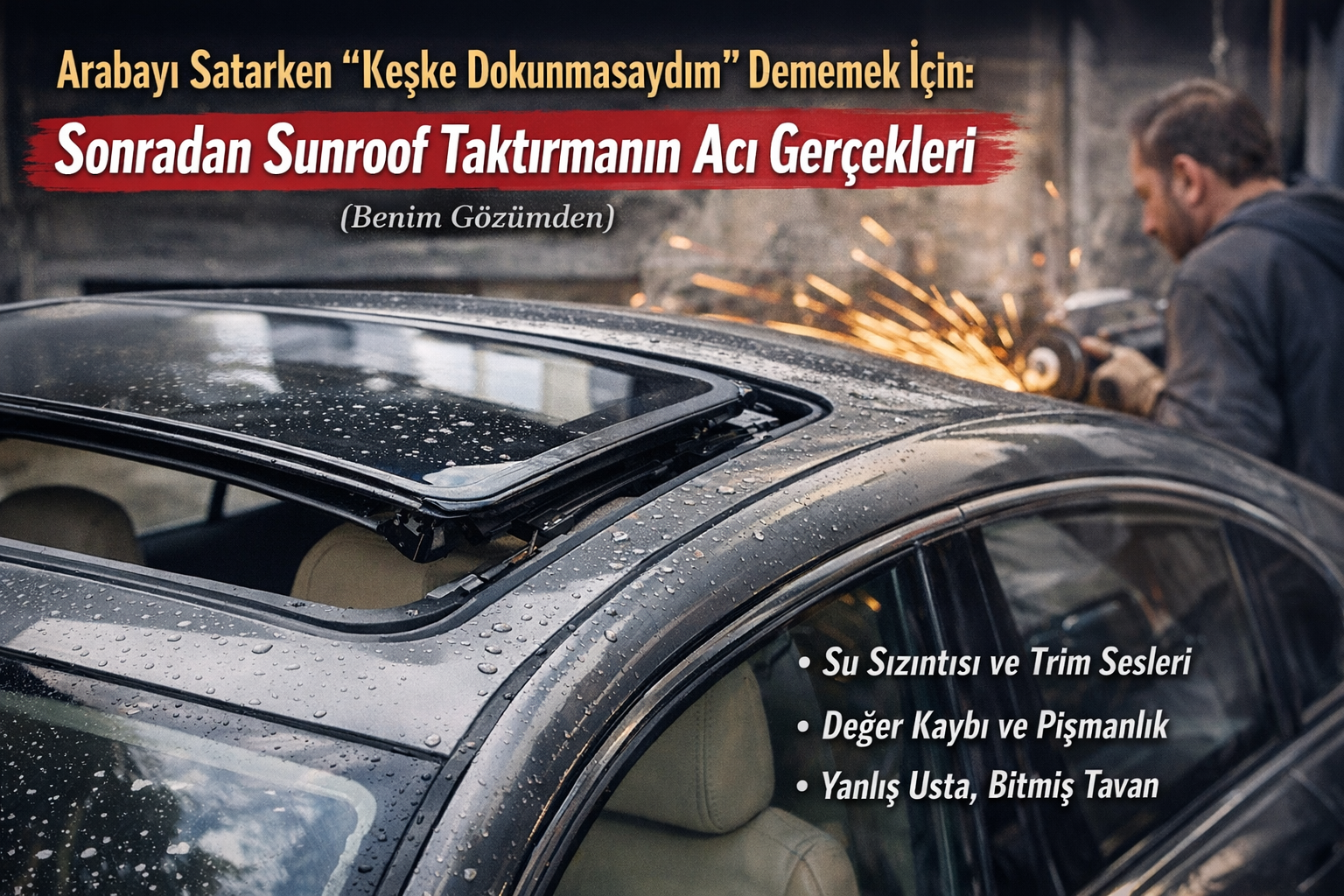Arabaya Sonradan Sunroof Taktırmak: Ben Olsam Yaptırır Mıyım?