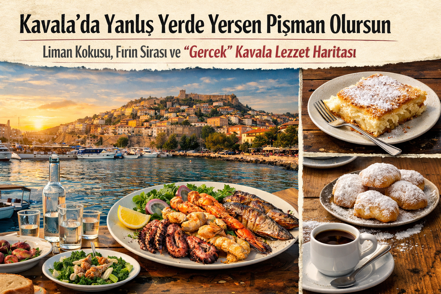 Yunanistan Kavala’da Ne Yenir? (Gerçek Deneyim + Karar Rehberi)